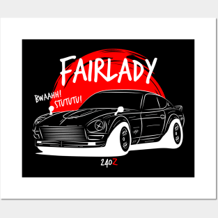 Draw Fairlady 240z Posters and Art